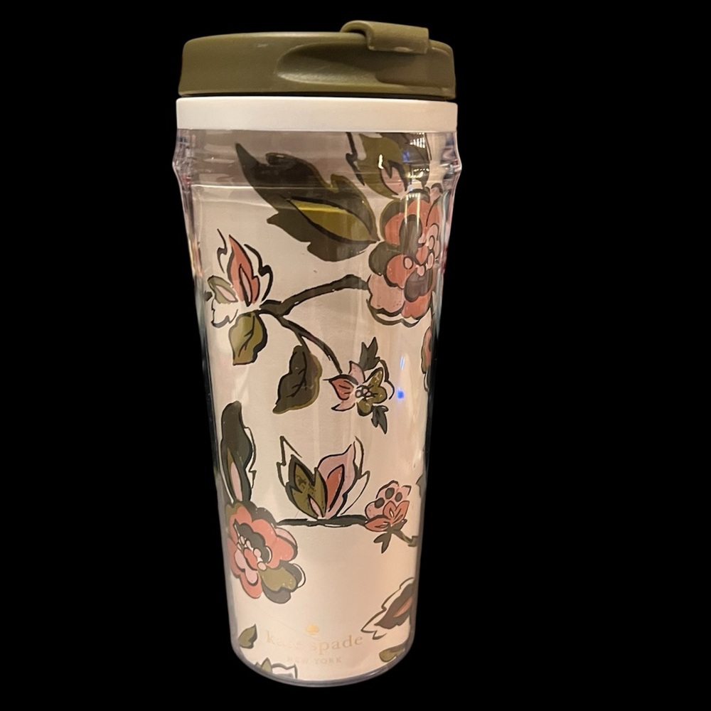 Kate Spade Forest Blooms thermal mug